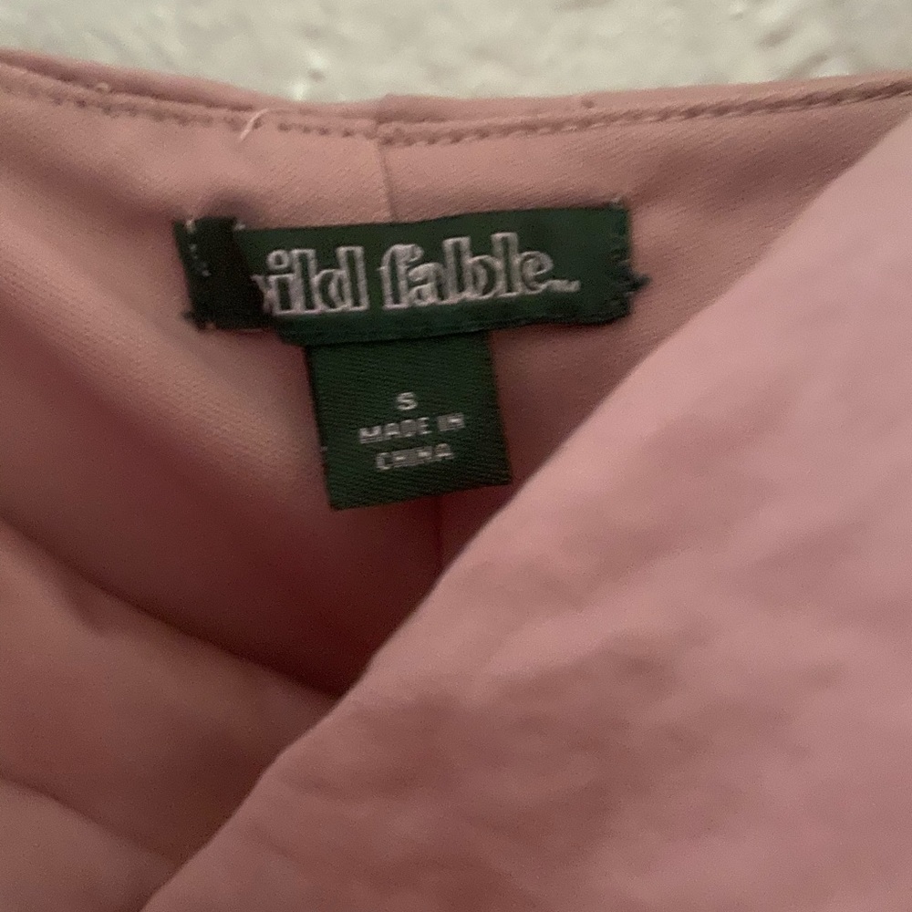 Wild Fable Rose Pink Scoop Neck Slip Dress S - Picture 4 of 5
